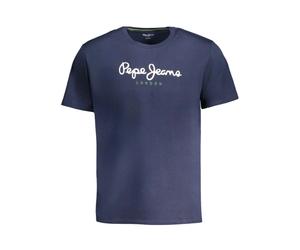 Pepe Jeans - T-shirt girocollo a maniche corte - - Tops - Uomo - Blu - L