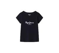 Pepe Jeans T-Shirt Hana Glitter N Bambina, Blu (Ecru Scuro), 8 Anni, Blu (Ecru Scuro), 8 Anni