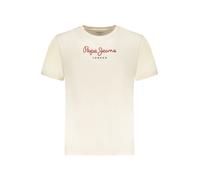Pepe Jeans Eggo Short Sleeve T-shirt Beige XL Uomo