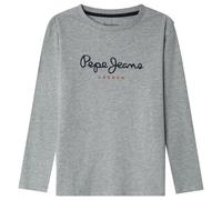 Pepe Jeans T-Shirt New Herman, da Ragazzo, Grigio (Grigio mélange), 16, Grigio (Marl Grey), 16 Anni