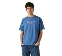 Pepe Jeans Eggo Short Sleeve T-shirt Blu S Uomo
