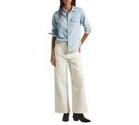 Pepe Jeans Tania, Pantaloni Donna, Bianco (Mousse White),31W / 30L