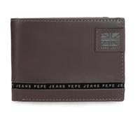 Pepe Jeans Tape Portafoglio Orizzontale con Portafoglio Marrone 11x8x1 cm Pelle by Joumma Bags, marrone, Taglia unica, Portafoglio orizzontale con portafoglio