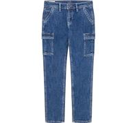Pepe Jeans Tapered Jeans Cargo Jr, Blu (Denim), 16 Anni Bambino