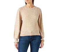 Pepe Jeans Tessa ,Maglia a manica lunga Donna, Beige(Buff), L