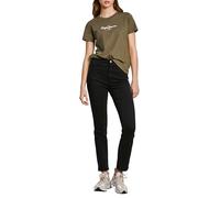 Pepe Jeans Tessa Pantaloni, Nero, 34W x 30L Donna