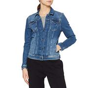 Pepe Jeans Thrift, Giacca Donna, Blu (Denim Cf7), XS