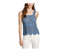 Pepe Jeans Olive Sleeveless T-shirt Blu M Donna