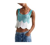 Pepe Jeans - Top Chic Galea - - Tops - Donna - Blu - S