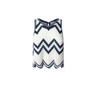 Pepe Jeans Top in maglia 'Ollie' marino / bianco Donna Pepe Jeans M