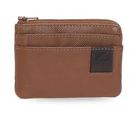 Pepe Jeans Topper Portafogli e Portafogli in Pelle bovina, Nero, Marrone, Diverse misure, marrone, Taglia unica, Portamonete