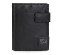 Pepe Jeans Topper Portafogli e Portafogli in Pelle bovina, Nero, Marrone, Diverse misure, Nero, Taglia unica, Portafoglio click