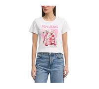 Pepe Jeans, ,Tops ,Donna ,Bianco ,S Ryoko T-Shirt