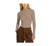 Pepe Jeans, ,Tops ,Donna ,Marrone ,L Elif Long Sleeve Top