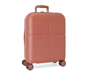 Pepe Jeans Trolley da Cabina Abs 55cm. 4 Ruote Highlight Terracotta