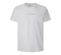 Pepe Jeans Uomo T-Shirt - David Té, Girocollo, Manica Corta, Cotone, Logo, Ei