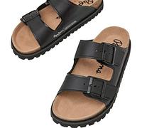 Pepe Jeans URBAN SANDAL BASIC CORK W, Sandali piatti Donna, Nero, 36 EU