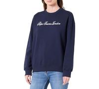 Pepe Jeans W Basic Crew Felpa da Donna, Blu (Blu Navy), S, Blu (Navy), S