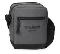Pepe Jeans Waltford Borsa a tracolla a due scomparti Grigio 17 x 22 x 7,5 cm Pelle sintetica e poliestere by Joumma Bags