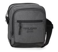 Pepe Jeans Waltford Borsa a tracolla grande Grigio 22x27x10 cm Pelle sintetica e poliestere by Joumma Bags