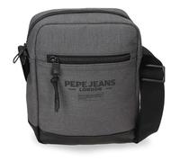 Pepe Jeans Waltford Borsa a tracolla media grigio 17 x 22 x 6 cm Pelle sintetica e poliestere by Joumma Bags