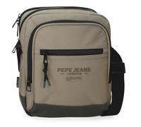 Pepe Jeans Waltford Borsa a tracolla portatile Due scomparti Beige 22x27x10 cm Poliestere con dettagli in pelle sintetica by Joumma Bags