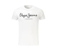 Pepe Jeans White Cotton Men TShirt - XL