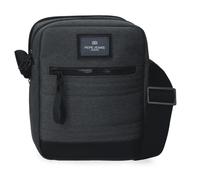 Pepe Jeans Whitton Borsa a tracolla a due scomparti nero 17 x 22 x 7,5 cm Pelle sintetica e poliestere by Joumma Bags