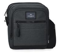 Pepe Jeans Whitton Borsa a tracolla grande nero 22 x 27 x 10 cm Pelle sintetica e poliestere by Joumma Bags
