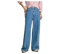 Pepe Jeans Wide Leg Jeans Uhw, Blu (Denim-Id1), 29 W/32 L Donna