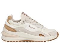 Pepe Jeans Winslow Fierce W, Sneak Donna, Beige Ecru Bianco, 37 EU