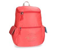 Pepe Jeans Yoga Zaino adattabile Rosso 33x44x19 cms Poliestere per Pc 15,6 pollici 25.92L