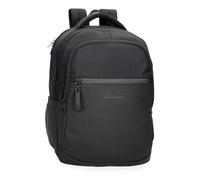 Pepe Jeans Sail up Zaino per laptop doppio scomparto portatile 15,6 pollici nero 30 x 42 x 14,5 cm poliestere e PU 18,27 L by Joumma Bags, Nero, Taglia unica, Zaino per laptop doppio scomparto