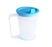 PEPE Mobility - Tazza Manici per Anziani, Bicchiere con Beccuccio, Ergonomico Adulti Senza BPA, Parkinson Base Antiribaltamento