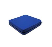 PEPE Mobility Cuscino Antidecubito per Sedia a Rotelle (42 x 42 x 8 cm), Memory Foam Ortopedico Viscoelastico, Fodera Traspirante Impermeabile Antiscivolo, Blu - Prodotto in Europa