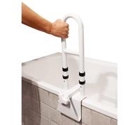 PEPE Mobility Maniglia Accesso Vasca Regolabile (Bordo 5-14 cm), Maniglione Anziani per Vasca da Bagno, Antiscivolo, Installazione Facile