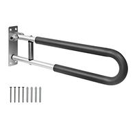 PEPE Mobility - Maniglione Bagno Disabili Imbottita (x1 Unità, 58 Cm), Ribaltabile, Sostegno, Maniglia, Bracciolo, Sicurezza Muro