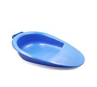 PEPE Mobility - Padella Letto per Disabili, Sanitaria Donna, Orinatoio Uomo Anziani, Vasino, Urinare, Urinale Unisex Blu