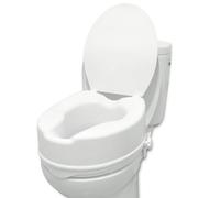 PEPE Mobility Rialzo WC Alzawater per Anziani con Coperchio, 15 cm, Bianco