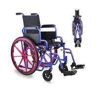 PEPE Mobility Sedia a Rotelle per Bambini (Pieghevole, Stretta, Leggera), Carrozzina Disabili Compatta e Trasportabile