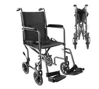 PEPE Mobility Sedia a Rotelle Pieghevole Leggera (Sedile Stretto 38 cm), Compatt