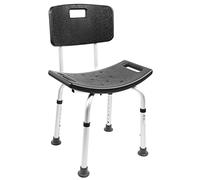PEPE Mobility - Sedia Doccia Anziani, Bagno, Sgabello Doccia, Sedile Vasca Antiscivolo, Disabili, Regolabile, Montaggio Senza Utensili
