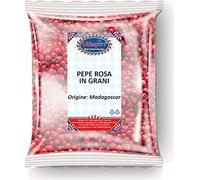 Pepe Rosa in Grani (Busta da 100g) - Spezia Intera Essiccata 100% Naturale Aroma Unico e Fruttato per Carni Salse Vellutate e Piatti Gourmet Qualità Premium Senza Additivi (Pepe Rosa in Grani)