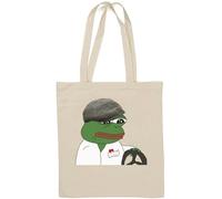 Pepe the taxi driver Borsa Tote in Cotone Naturale Bianco