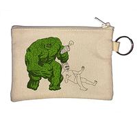 Pepe Vs Wojak Feels Guy Strong Pepe - Portamonete con portachiavi, colore: Beige