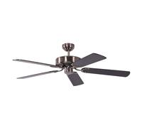 Pepeo Gmbh Ventilatore a soffitto senza illuminazione Potkuri, argento inve Nero