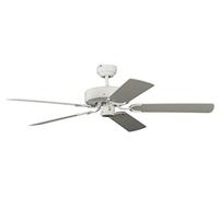 Pepeo Gmbh Ventilatore da Soffitto Potkuri, Bianco, 132 Cm