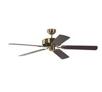 Pepeo 1334201232_v1 Ventilatore da Soffitto Potkuri, 58 W, 240 V, Noce, 132 cm