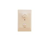 Pepeo Interruttore a parete per ventilatori a soffitto con luce - 3 livelli di regolazione della velocità, interruttore di illuminazione separato, 220 - 240 V ~ 50 Hz, dimensioni compatte