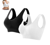 Pepepo Reggiseno Anti Agging con Lift-Up Air Tech Mesh ad alto sostegno, reggiseno sportivo traspirante contro i seni sospesi, 2 pezzi-A, XL